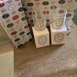 Diptyque. Empty candle holders. 2.4.  As show